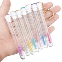 Diamond Tube Glitter Mascara Brush With Ring