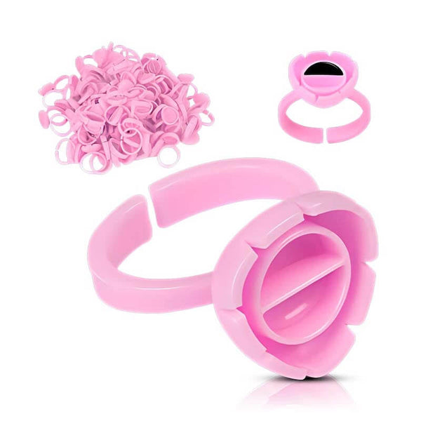 Flower Glue Rings