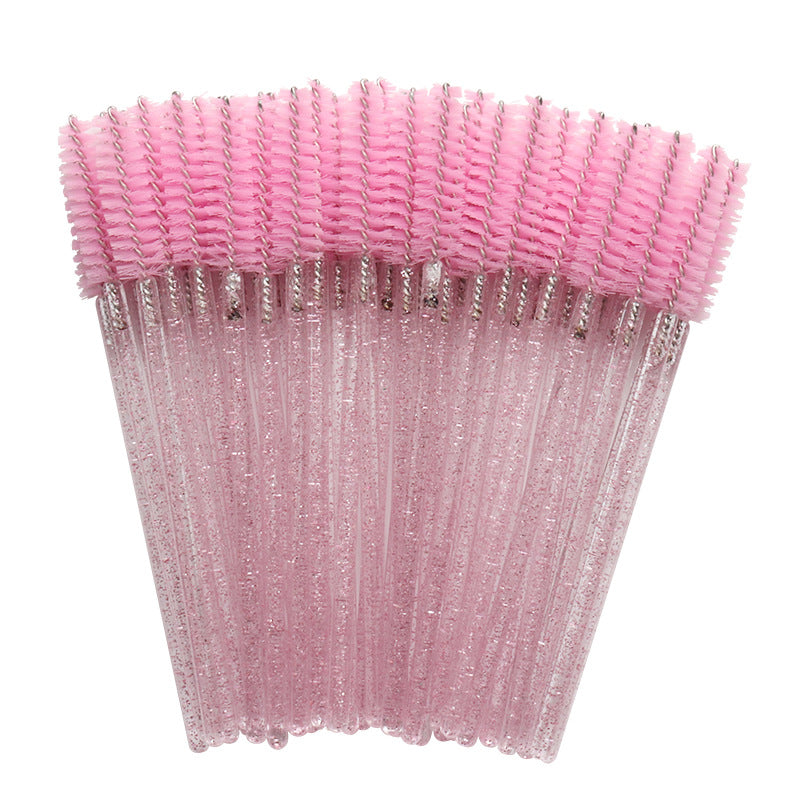 Glitter Mascara Eyelash Brush 50pcs