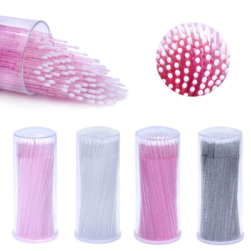 Glitter Micro Cotton Brush Swabs 100 Pcs