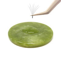 Green Jade Stone Glue Holder